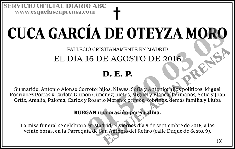 Cuca García de Oteyza Moro